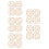20St Beige Träfönster Dockhus Kinesisk Stil Fin Design 4