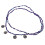 Blå Evil Eye Waistbeads Kroppsaccessoar För Kvinnor 1