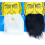 2 Wit Zwart Halloween Baard Cosplay Accessoire 2