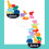 Conjunto De Blocos De Com Design Animal Para Crianças Bebês 3
