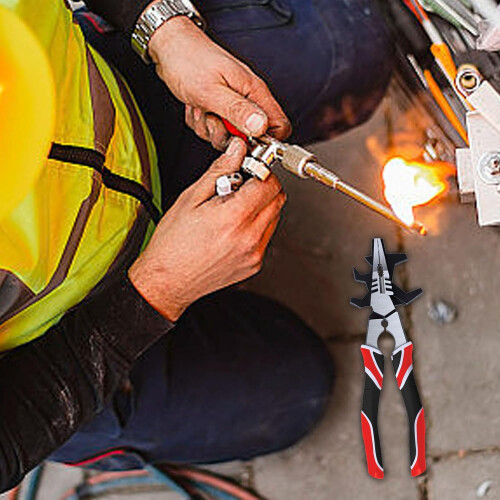 Multifunction Wire Cutter Robust SteelHandle Tool With SpringLoaded Precision Pliers For Workshop Manufacturing And DIY 1