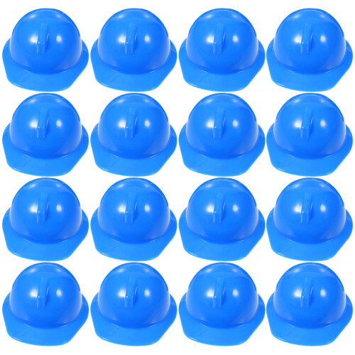 30 Stuks Mini Bouw Pop Mutsen - Plastic Beschermhelmen Voor