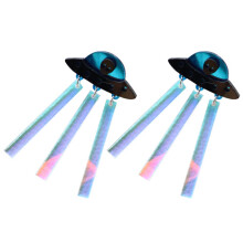 4Paare Lustige Space Ohrringe Damen Mehrfarbig