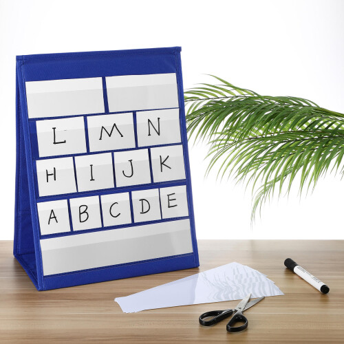 Tabletop Pocket Chart Met Stabiele Houders En Witte Kaarten 2