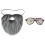 1 Set Kunstbaard Cosplay Valse Baard Met Bril 3