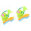 2 Sets Kinderstrand Schoppen Plastic Speelgoed 6