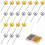 200 Pcs 6 Mm Kulformade Positionsnålar För Whiteboard Tyg 9
