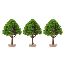 3 Sztuki Mini Drzewa Modelowe Miniaturowego Pociągu Ogrodowego