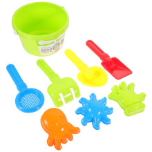 8 Peças Brinquedo Balde Praia Conjunto Ferramentas
