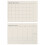 2 Weekelijkse Notitieblok Planner Maandelijkse Checklist 11