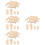 80 Stuks Paddenstoel Decoratie Kleine Versiering 9