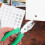 Handheld Sternform Für Papier Karten Leder Grün 4