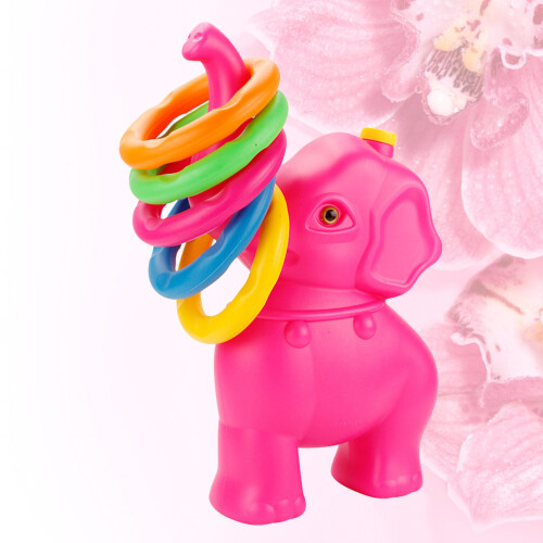 Ensemble Jeu De Lancer Anneaux Enfant Rose 1