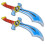 2 Pièces Épées Gonflables Thème Pirate Accessoire Pour Fête Et Cosplay 1