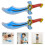 2 Pièces Épées Gonflables Thème Pirate Accessoire Pour Fête Et Cosplay 7