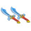 2 Pièces Épées Gonflables Thème Pirate Accessoire Pour Fête Et Cosplay 4