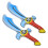 2 Pièces Épées Gonflables Thème Pirate Accessoire Pour Fête Et Cosplay 3