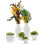 30 Unidades Grama Decorativa Planta Simulada 1