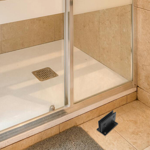 1 Set Glasduschtürscharnier Für Badezimmer 2