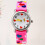 1 3D Cartoon Band Polsuur Roze 10