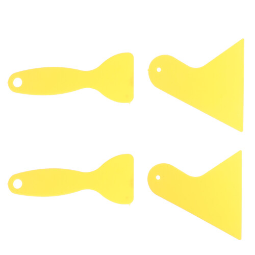 4 Stuks Auto Wrap Rakels, Autoraam Sticker Rakel, Plastic Krabber