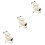 3St Mini Winkelwagen Kinderen Gouden Plastic Speelgoedset 5