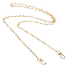 Women Metallkettengurt Mit Schnalle Für Handtasche Hellgolden