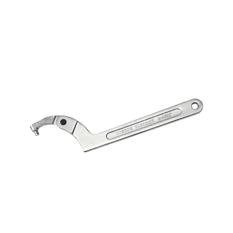 Adjustable Spanner Chrome Vanadium Round Head Hook Wrench 115170Mm 9105992606658