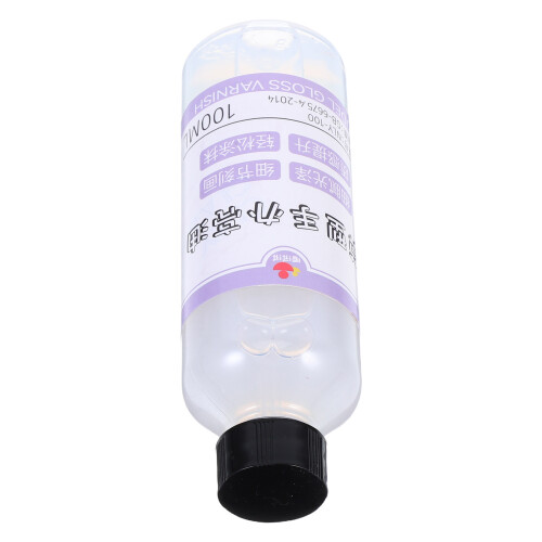 Kit De Barniz Para Arcilla De Secado Aire Con Pincel, 100Ml