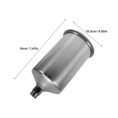 Aluminiumfarbe Sprühflasche 1000ml Mit Und Außengewinde 2
