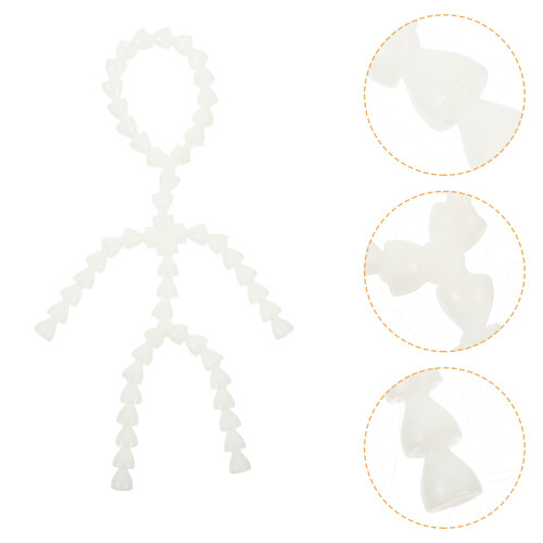 3Pcs Corpo De Com Articulado Plástico Para Artesanato 2