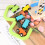 Ensemble De À Glissière En Bois Jouet Éducatif Par 5