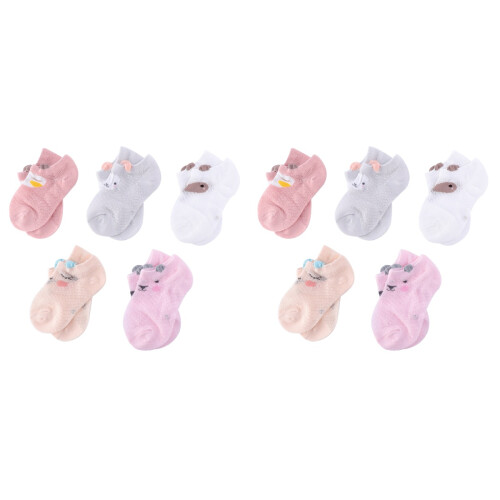20Pares Calcetines Para Bebé Transpirables Con 1