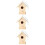3 Unidades Mini Nido De Madera Con Cuerda De 10