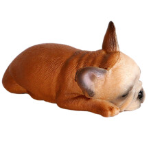 2 Unidades Figurinos Bulldog Cachorro Imitação Adorno Animais