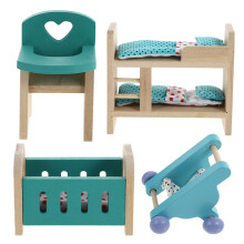 De Mini Casa Para Niños Con Muebles Juguetes De Simulación