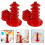 4Pièces Support Lollipops Rouge Stable En PP Pour Buffet 9