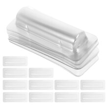 100Stk Transparente Kunststoff Lippenpflegebeutel Mit Kartenhalter