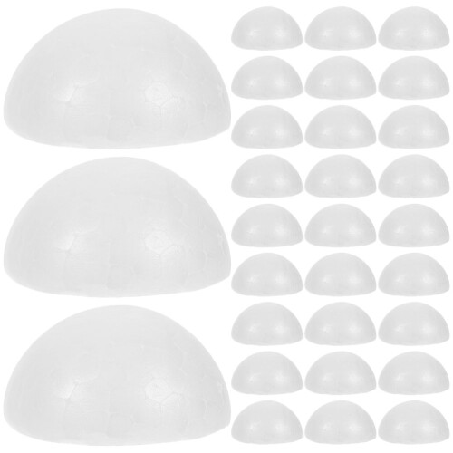 50Pcs Halvklot Hantverksmaterial För Bröllopsdecor 2