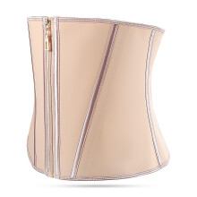 Corset Shapewear Bauchkontrolle Taille Schnürer Mit Reißverschluss L