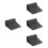 4 Stuks Grappige Skateboard Desktop Skatepark Ramp Set 8