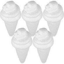 15 Unidades Cono Espuma Poliestireno Para Manualidades Decoración