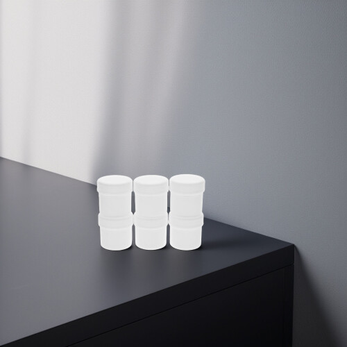 6 Pièces Seaux En Avec Couvercle 30 Ml Pour 2