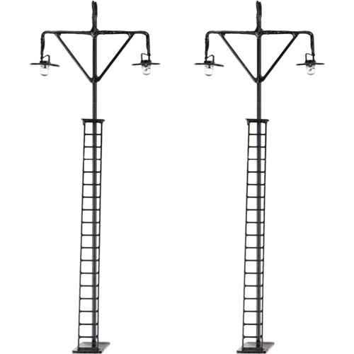 2 Pièces Lumière Chemin De Fer Table Sable Construction Mini 1