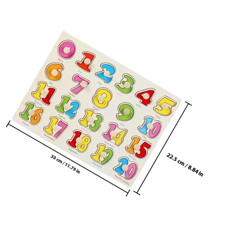 2 Madera Montessori Con ABC Y 1
