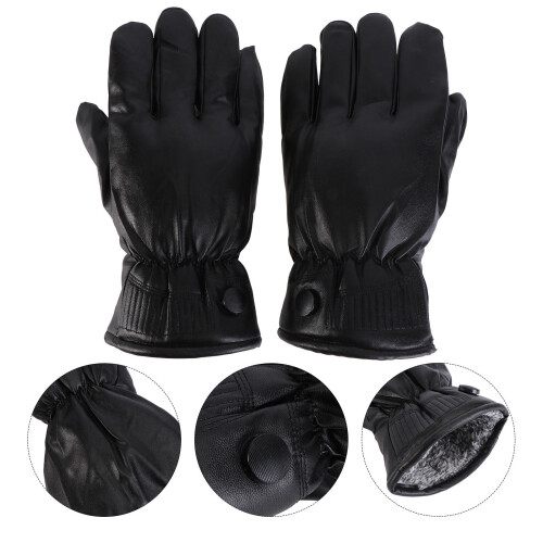hiver similicuir PU tactiles protection main 2