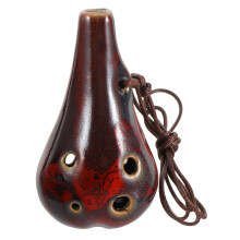 Musical Beginner Keramische 6-Gaats Ocarina Voor Oefenen