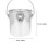 Stainless Steel Luchtdichte Draagbare Emmer Blusmiddel 2