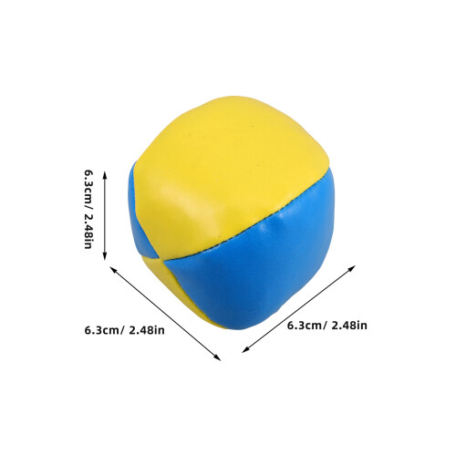 3 Pièces Balles De Jonglage Colorées Enfants Coordination Œil-Main 1