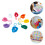 96 Unidades Telar Para Tejer Posavasos Con Elásticas Multicolor 4